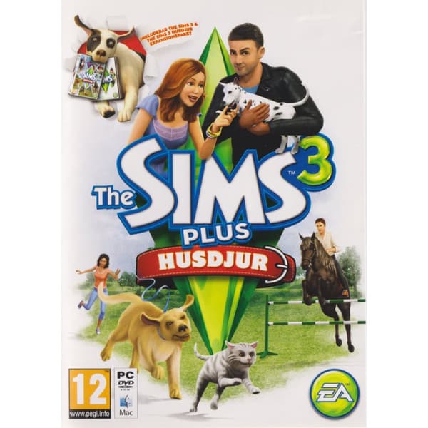 The Sims 3 Plus Husdjur PC DVD Swedish (Begagnad)