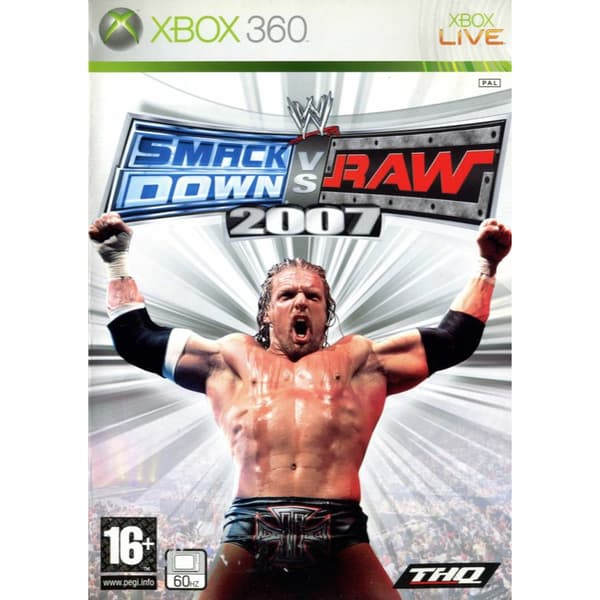 WWE Smackdown vs Raw 2007 Xbox 360 (Brugt)