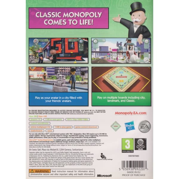 Monopoly Streets Xbox 360 (Brugt)