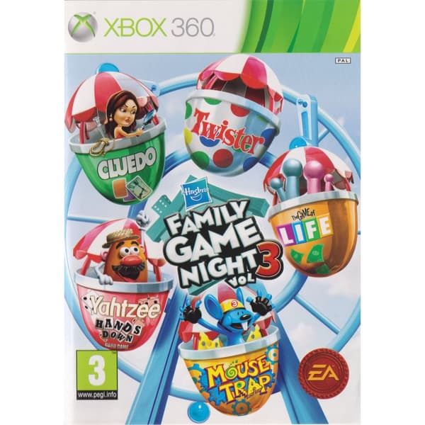 Hasbro Family Game Night Vol 3 Xbox 360 (Brugt)