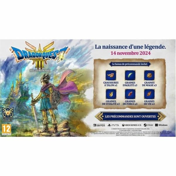 Xbox Series X spil Square Enix Dragon Quest III Remake