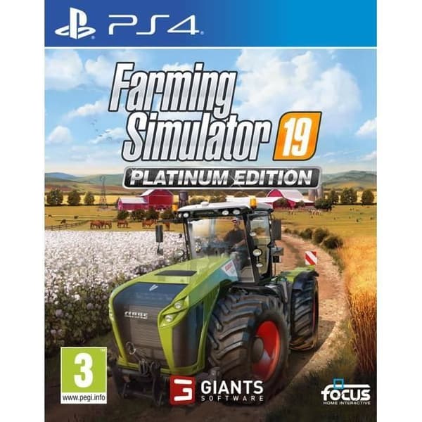 Farming Simulator 19 Platinum Edition PS4 + 1 nyckelring