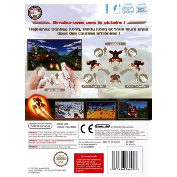 DONKEY KONG JET RACE / NINTENDO Wii-KONSOLSPEL- USED
