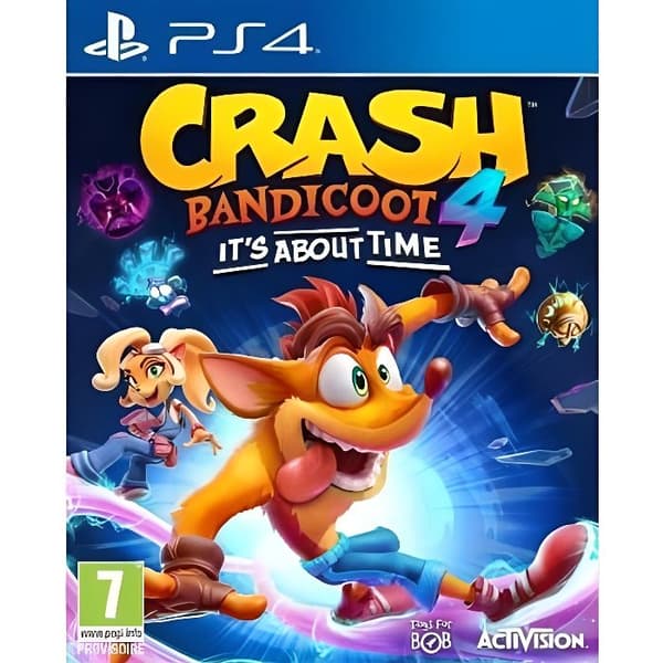PS4-spel - ACTIVISION - Crash Bandicoot 4 - Äventyr - 1 spelare - PEGI 7+- USED