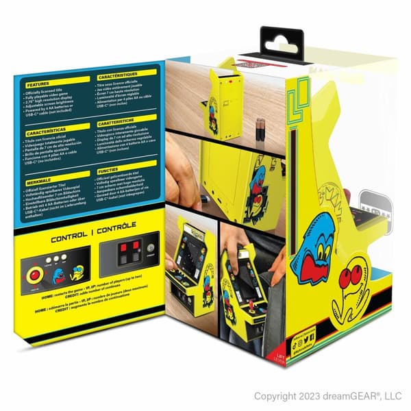 Portabel spillkonsoll My Arcade Micro Player PRO - Pac-Man Retro Games Gul