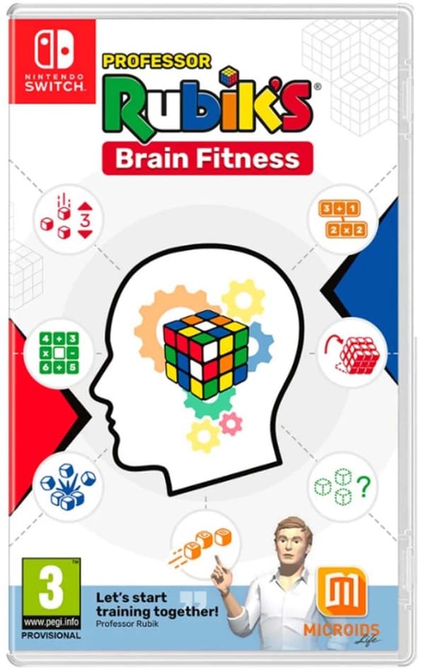 Professor Rubiks Brain Fitness (Code in Box) (Nintendo Switch)