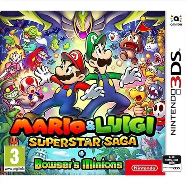 Mario &amp; Luigi Super Star Saga + 3DS Bowser-sbires - 125759