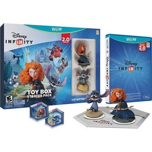 Toy box 2.0 kombinationsstartpaket Disney Infinity import för Nintendo Wii U, ny förpackad