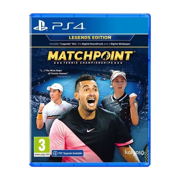 Deep Silver Matchpoint - Tennismästerskap - Spel - PS4 - Legendariskt - Sport - Alla