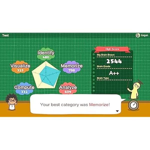 Videospel - Nintendo - Big Brain Academy: Utmaning mellan sinnen - Standard - Upp till 4 spelare - Avslappnad