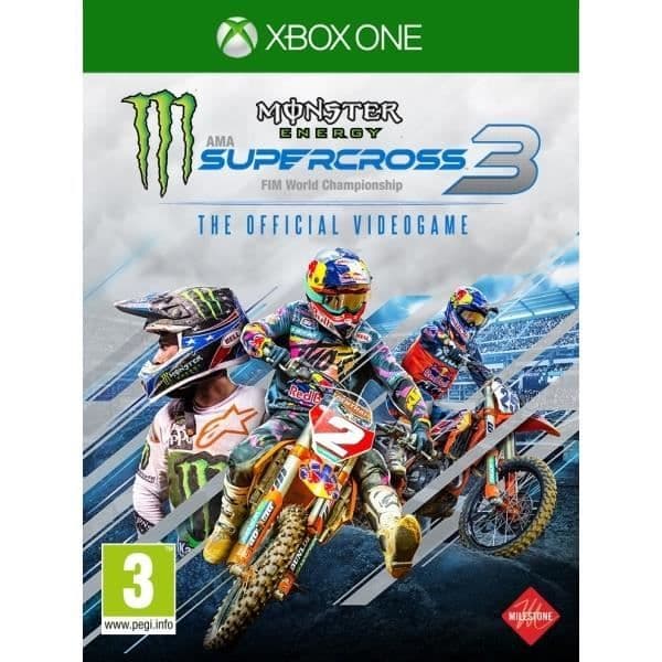 Monster Energy Supercross 3 videospel - Milestone - Xbox One - Racing - Boxed