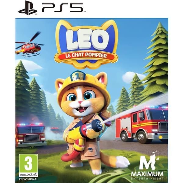 Leo the Firefighter Cat - PS5-spel