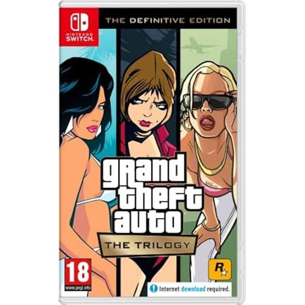 Videospel - Rockstar Games - Grand Theft Auto: The Trilogy - Definitiv Utgåvan - Nintendo Switch - Action