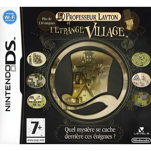 PROFESSOR LAYTON AND THE STRANGE VILLAGE / DS Game- USED
