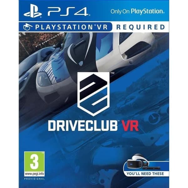 Racingspel - Playstation VR - Drive Club - Upplev den verkliga känslan av hastighet- USED