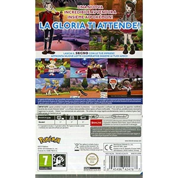 Rollspel - Pokémon Sword - Nintendo Switch - November 2021 - Standard - 7+