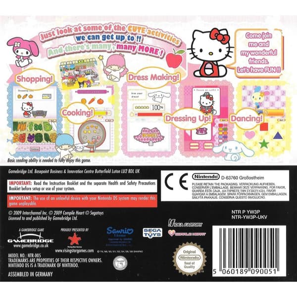 Happy Party With Hello Kitty & Friends Nintendo DS (Brukt)