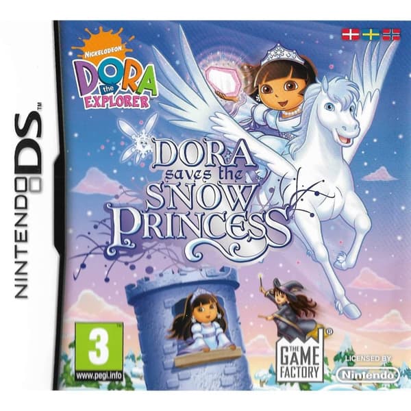 Dora saves the Snow Princess Nintendo DS Nordic (Brukt)