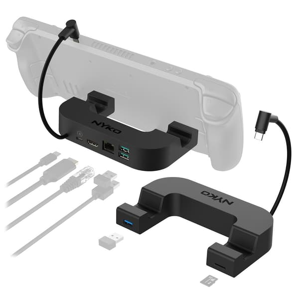 Nyko Steam Deck Power Dock 7-In-1 Usb-C Docking Station (PC)