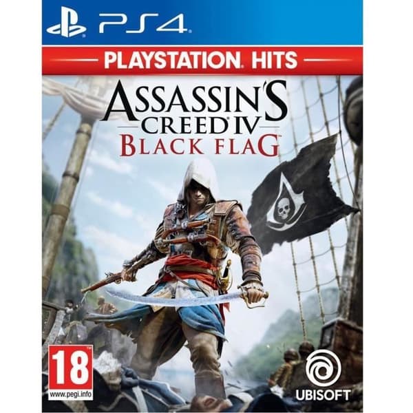 Assassin's Creed 4 Black Flag Playstation HITS PS4-spel- USED