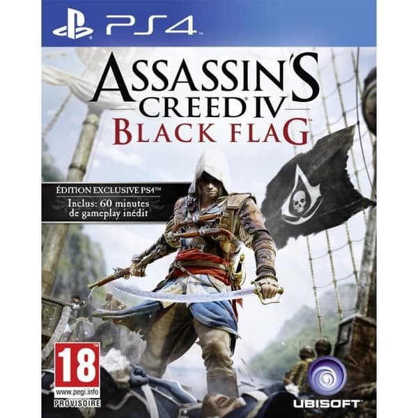 Assassin's Creed 4 Black Flag PS4-spel- USED