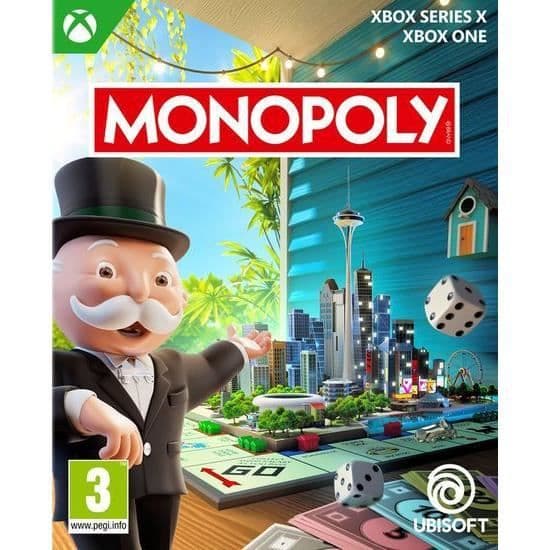 Sällskapsspel - Monopoly - Xbox Series X - 2024 - 7+ - Onlineläget - Förbättrad 3D