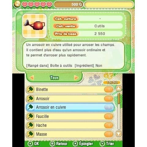 Story of Seasons 3DS-spel- USED