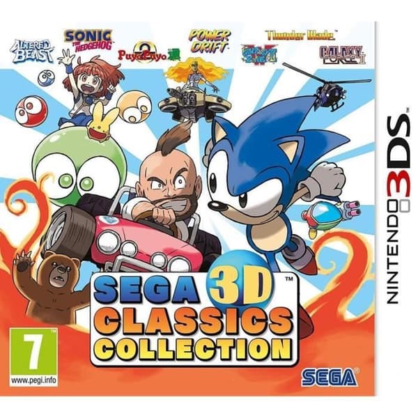 Sega 3D Classics Collection 3DS-spel- USED