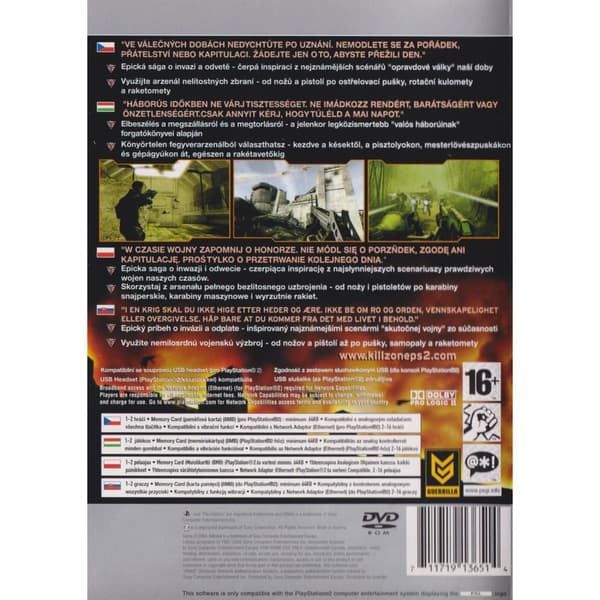 Killzone Playstation 2 PS2 Platinum Czech/Hungarian/Polish/Russian (Begagnad)