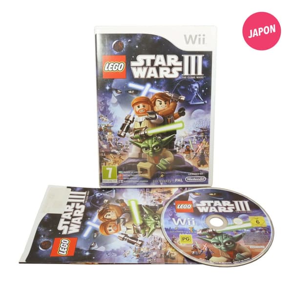 Lego Star Wars III: The Clone Wars (Svensk utgåva SCN / Wii)