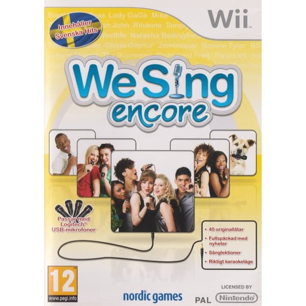 We Sing Encore Nintendo Wii Swedish (Brugt)