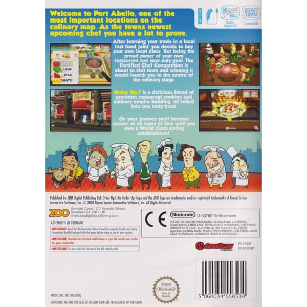 Order Up Nintendo Wii (Brukt)