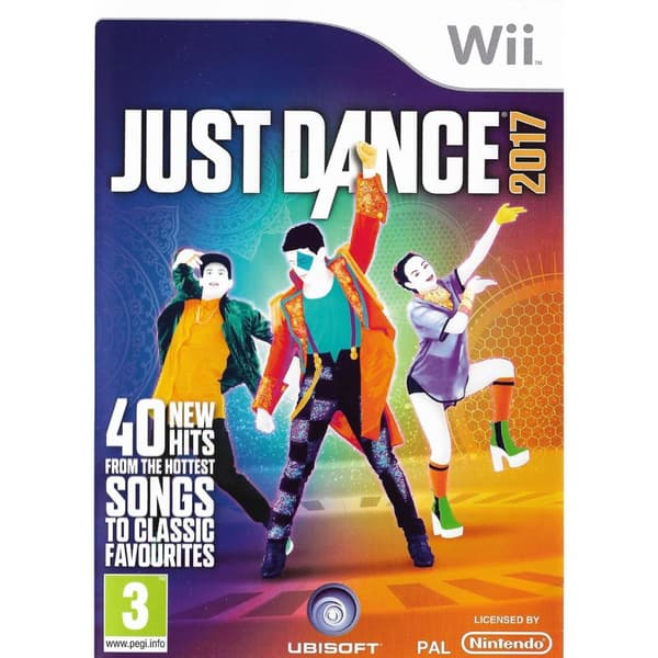 Just Dance 2017 Nintendo Wii Nordic (Brukt)