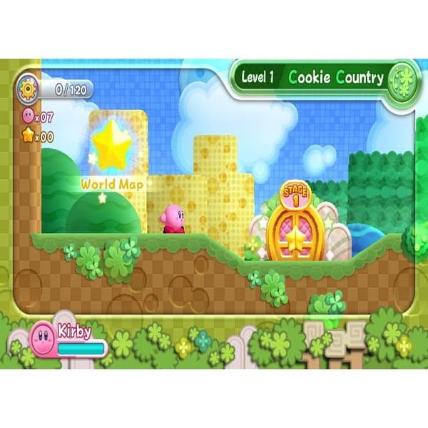 Kirbys Adventure Nintendo Wii Nordic (Brukt)