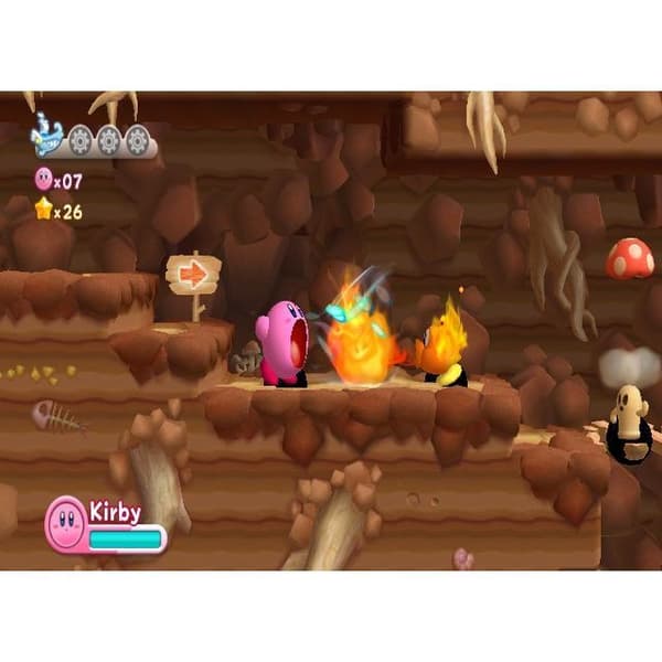 Kirbys Adventure Nintendo Wii Nordic (Brukt)