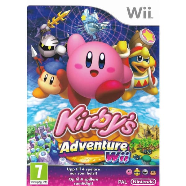 Kirbys Adventure Nintendo Wii Nordic (Käytetty)