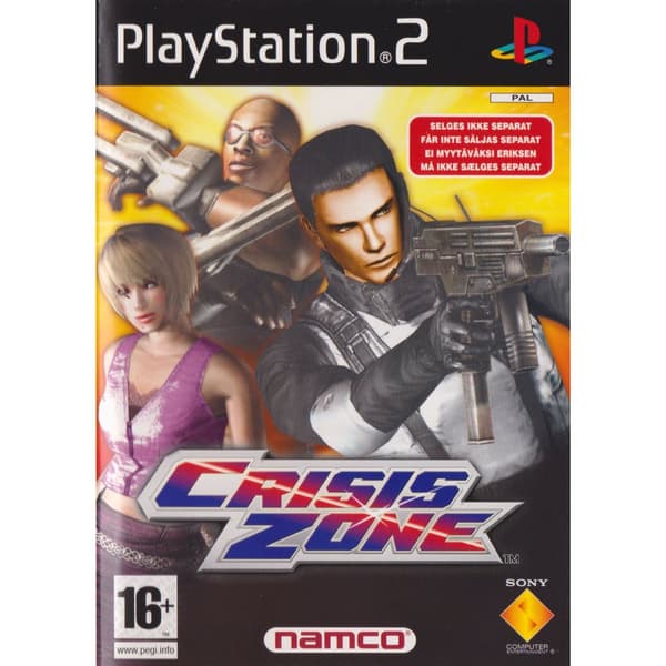 Crisis Zone Playstation 2 PS2 Bundle Copy Nordic (Brugt)