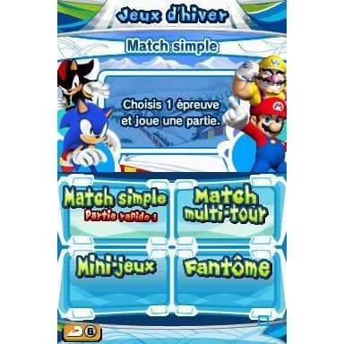 MARIO &amp; SONIC PÅ WINTER J.O / DS Game- USED