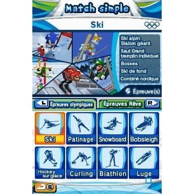 MARIO &amp; SONIC PÅ WINTER J.O / DS Game- USED
