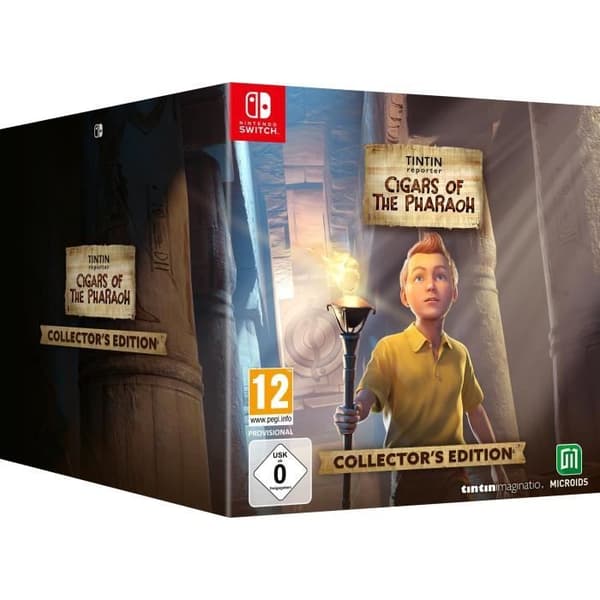 Tintin Reporter The Cigars of the Pharaoh - Nintendo Switch Game - Collector Edition