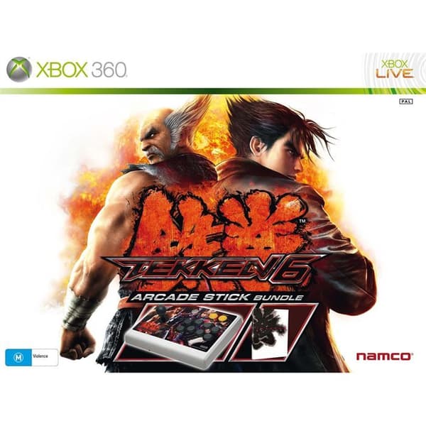 TEKKEN 6 ARCADE STICK EDITION / XBOX360-spel- USED