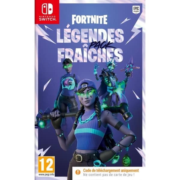 Fortnite Pack Fräscha Legender Spel Switch (Nedladdningskod)