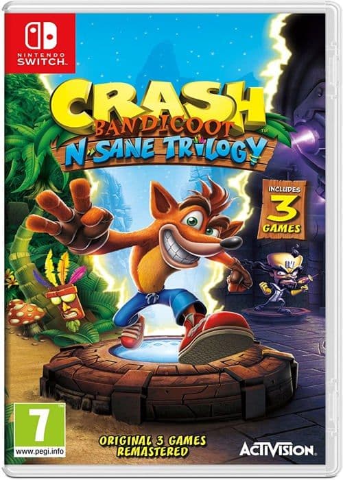 Nintendo Switch-spel - Crash Bandicoot N-Sane Trilogy NS