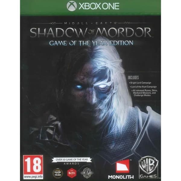 Middle Earth: Shadow of Mordor - ÅRETS SPEL: Xbox One, ML