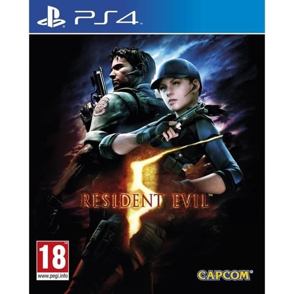 Resident Evil 5 PS4-spel - Action - CAPCOM - 2 spelare - Vuxen - 18+