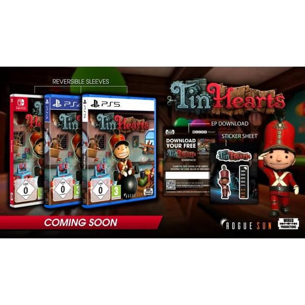Äventyrsspel Tin Hearts - Nintendo Switch - Boxed - 7+