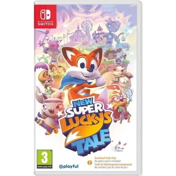 Videospel - Nintendo - New Super Lucky's Tale - Nedladdningskod - 3D-äventyr - 1-2 spelare