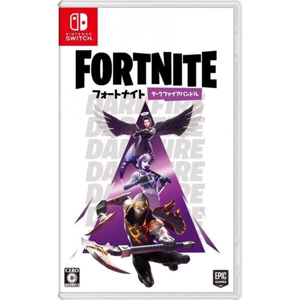 WARNER FORTNITE DARKFIRE BUNDLE NINTENDO SWITCH REGION GRATIS JAPANSK IMPORT