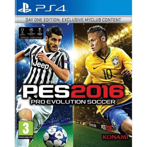 PES 2016 Day 1 Edition PS4-spel