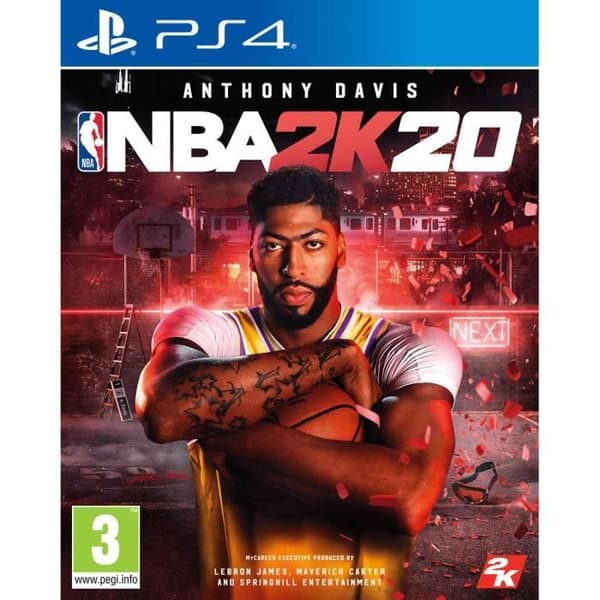 NBA 2K20 PS4-spel + 1 dödskalleklistermärke erbjuds